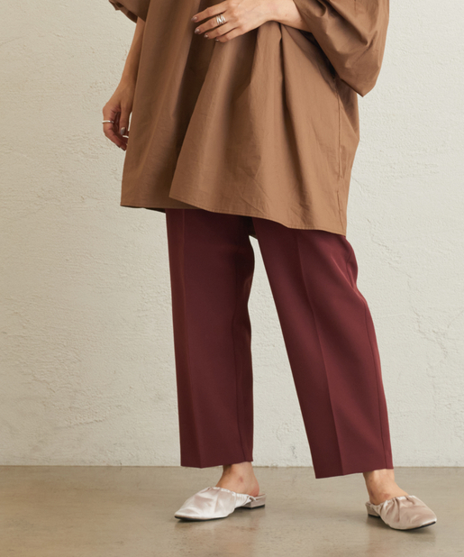 natural couture(ナチュラルクチュール) 【WEB限定】美シルエットテーパードパンツ　XSサイズ