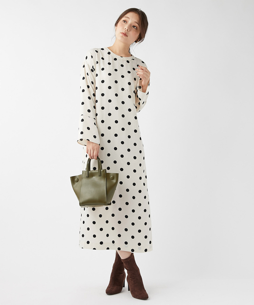 大人が着こなすドットアイテム 2wayドットプリントワンピース Un Dix Cors アンディコール レディース Pal Closet パルクローゼット パルグループ公式ファッション通販サイト