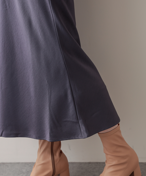 natural couture(ナチュラルクチュール) PPサテンマーメイドスカート