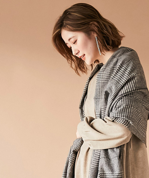 un dix cors(アンディコール) ここでしか手に入らない！【WEB限定・手洗い可】Eヤーンベルト付ニットワンピース