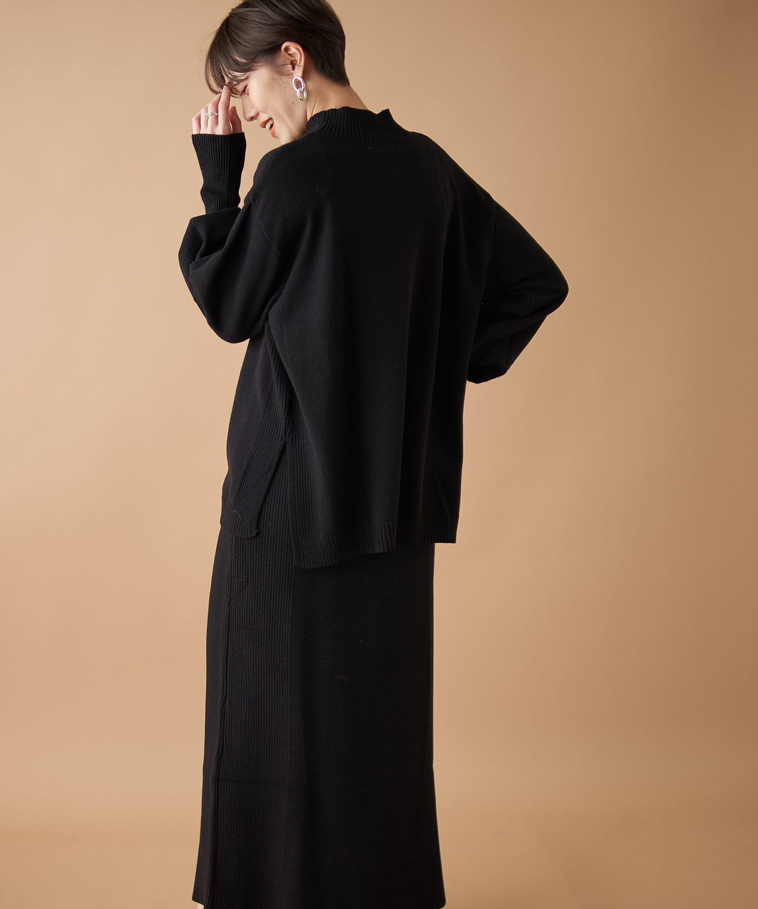 un dix cors(アンディコール) ここでしか手に入らない！【WEB限定】ストレッチヤーンニットアップ