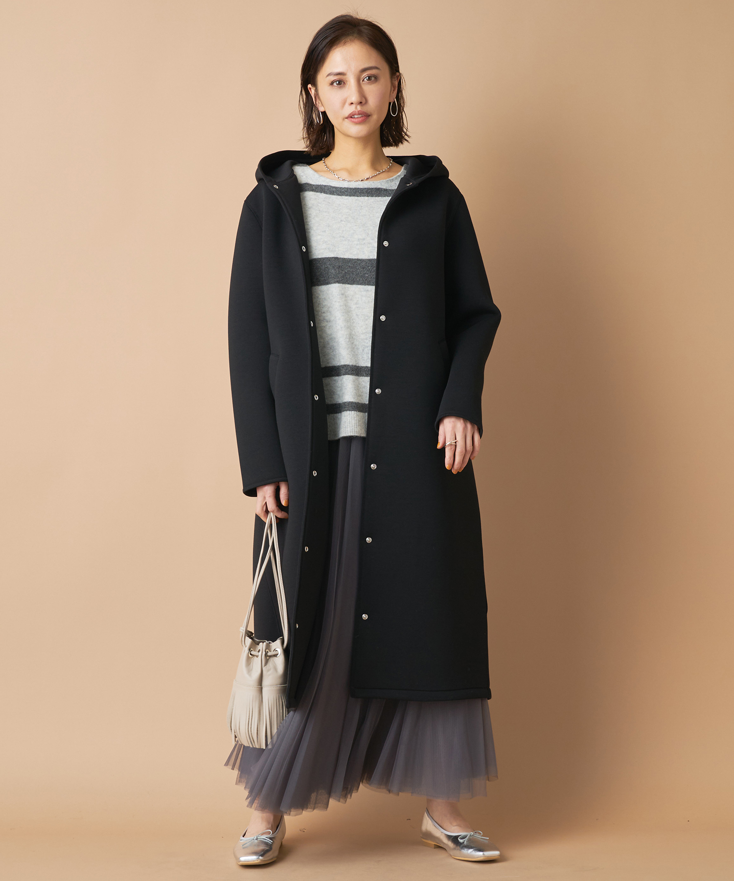 un dix cors(アンディコール) 【《柔らかな素材感で軽い着心地》手洗い可】ダンボールフードコート