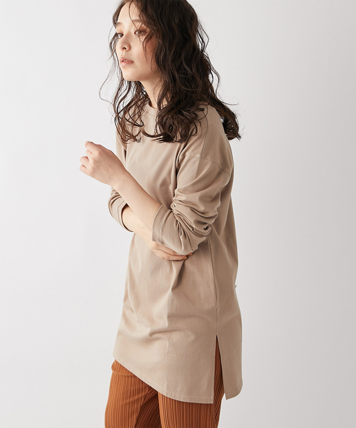 un dix cors(アンディコール) 【《定番のマストアイテム》手洗い可】コーマ天竺ロンTシャツ