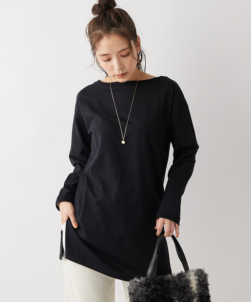 un dix cors(アンディコール) 【《定番のマストアイテム》手洗い可】コーマ天竺ロンTシャツ