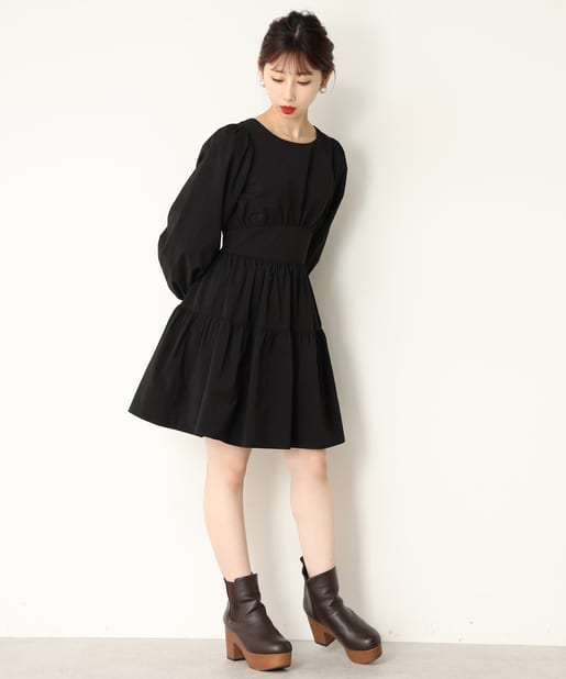 Web限定 ティアードミニワンピース One After Another Nice Claup ワンアフターアナザー ナイスクラップ レディース Pal Closet パルクローゼット パルグループ公式ファッション通販サイト