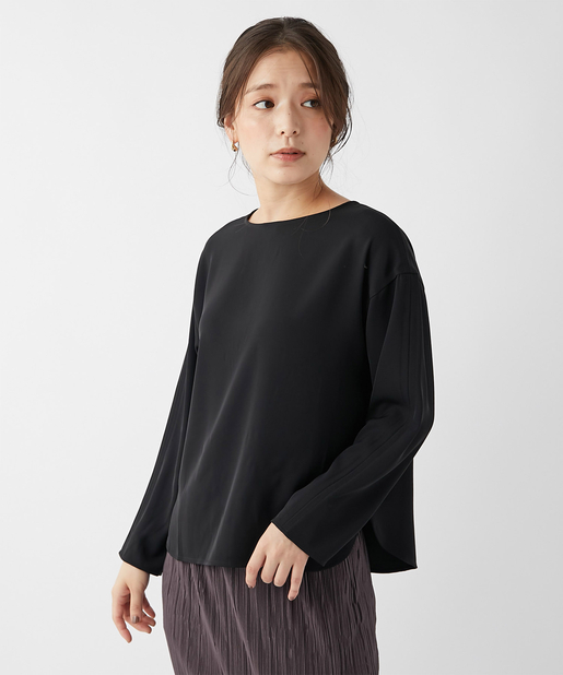 un dix cors(アンディコール) 【手洗い可】ルーズTブラウス