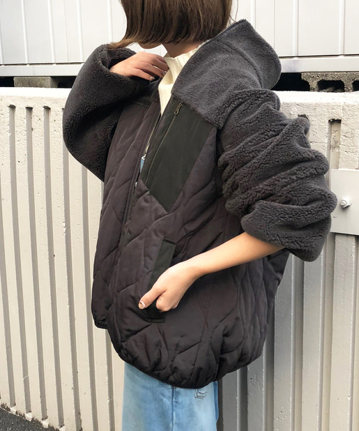 【美品】CIAOPANIC TYPY リバーシブル ポンチョ ボア ブラック 大人気】ボアジャケットご紹介♪ - CIAOPANIC TYPY(チャオ