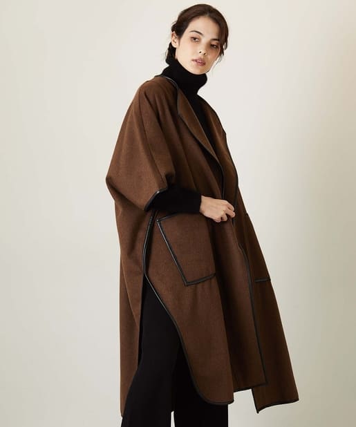 パイピングポンチョコート Ouvrage Classe ウヴラージュクラス レディース Pal Closet パルクローゼット パルグループ公式ファッション通販サイト