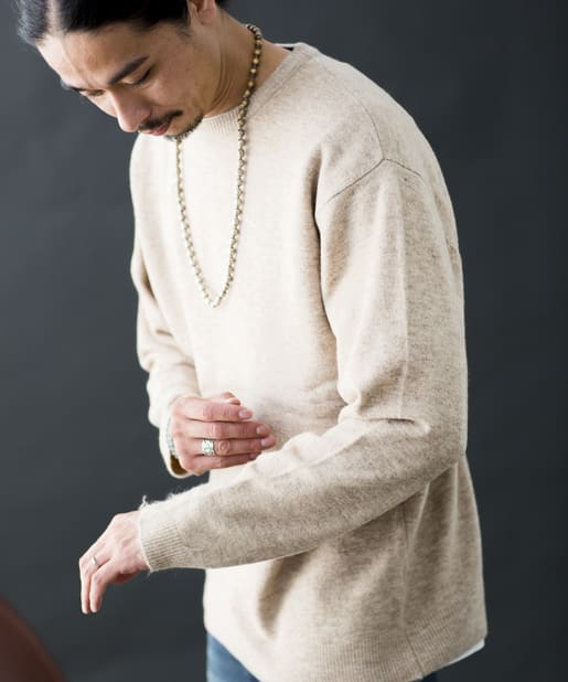 カシミア混クルーネックニット Cpcm シーピーシーエム メンズ Pal Closet パルクローゼット パルグループ公式ファッション通販サイト