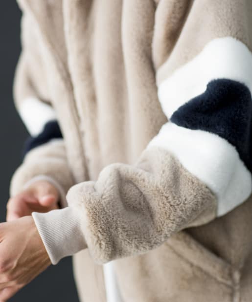 ユニセックス 男女 兼用 袖ボリューム ボア ブルゾン ファー パーカー Cpcm シーピーシーエム メンズ Pal Closet パルクローゼット パルグループ公式ファッション通販サイト