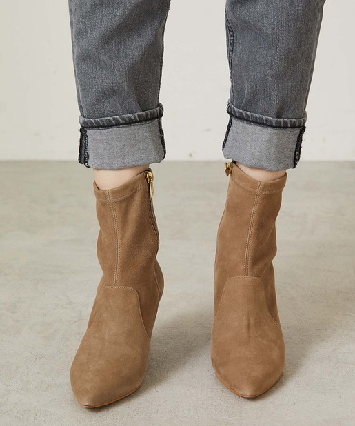 スエードショートブーツ Ouvrage Classe ウヴラージュクラス レディース Pal Closet パルクローゼット パルグループ公式ファッション通販サイト