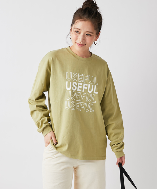 un dix cors(アンディコール) 【《主役級インナー》手洗い可】USEFULロゴロンT