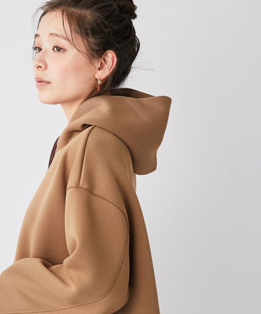 un dix cors(アンディコール) 【大人が着たいきれいめフーディー】ダンボールフーディ