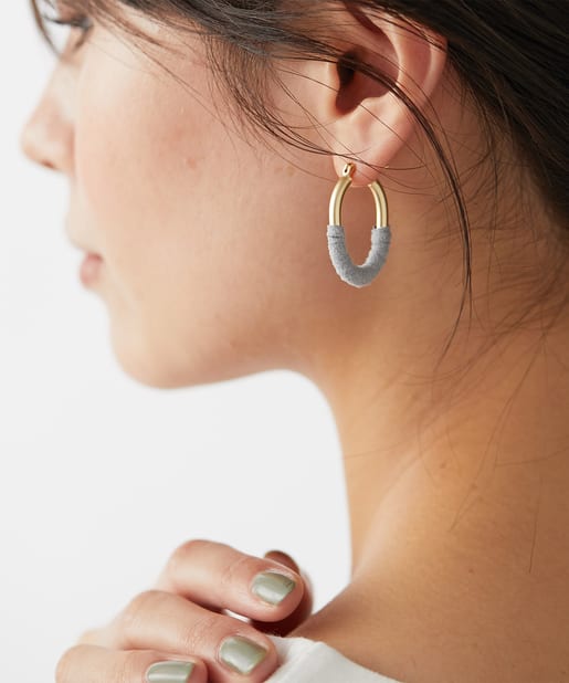 un dix cors(アンディコール) 【マスク着用でも使いやすい】切替コンビピアス