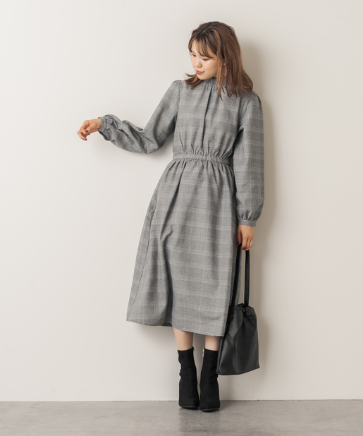 プチハイチェックワンピース Nice Claup Outlet ナイスクラップ アウトレット レディース Pal Closet パルクローゼット パルグループ公式ファッション通販サイト