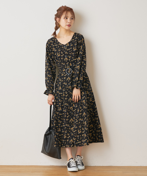 ピーチ起毛羽織ワンピース Nice Claup Outlet ナイスクラップ アウトレット レディース Pal Closet パルクローゼット パルグループ公式ファッション通販サイト