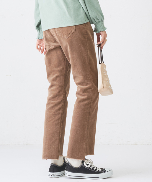 コーデュロイカットオフスキニーパンツ Discoat ディスコート レディース Pal Closet パルクローゼット パルグループ公式ファッション通販サイト