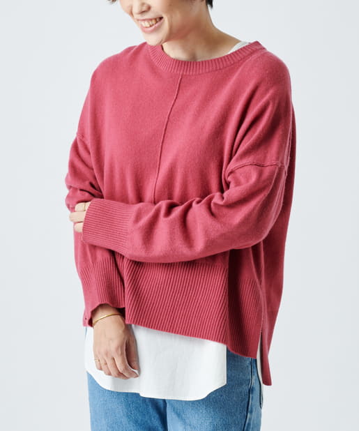 Web限定 2点セットアイテム 重ね着ニットセット Bonbazaar ボンバザール レディース Pal Closet パルクローゼット パルグループ公式ファッション通販サイト