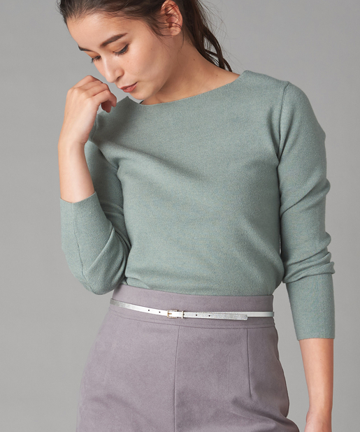 動画付き 手洗い可 アンゴラタッチ総針ボートネックニット La Boutique Bonbon ラブティックボンボン レディース Pal Closet パルクローゼット パルグループ公式ファッション通販サイト