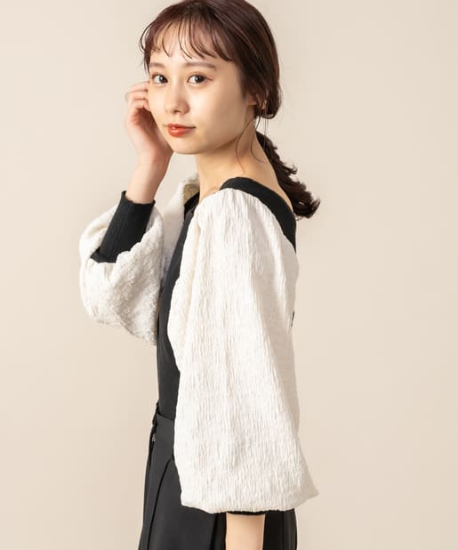 Mline ドッキングデザインニット Mystic ミスティック レディース Pal Closet パルクローゼット パルグループ公式ファッション通販サイト