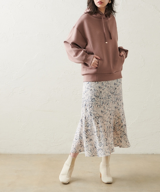 natural couture(ナチュラルクチュール) 裾切替マーメイドスカート