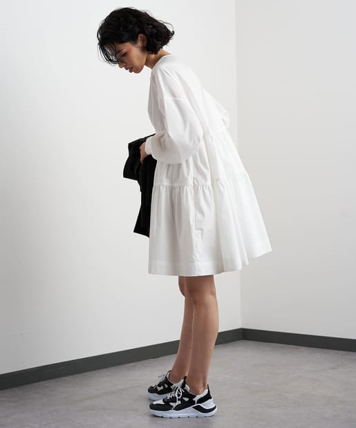 タイプライターティアードワンピース Whim Gazette ウィム ガゼット レディース Pal Closet パルクローゼット パルグループ公式ファッション通販サイト