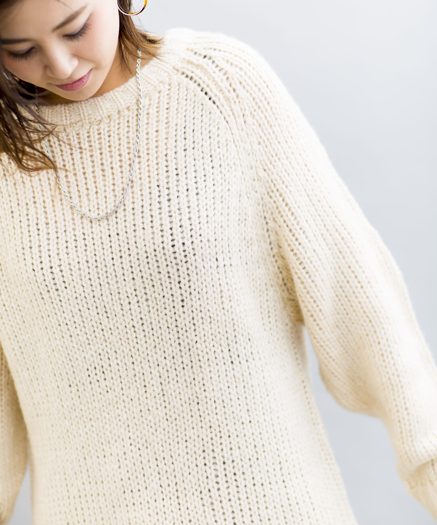 ロール裾ローゲージニット Thevon ゼヴォン レディース Pal Closet パルクローゼット パルグループ公式ファッション通販サイト