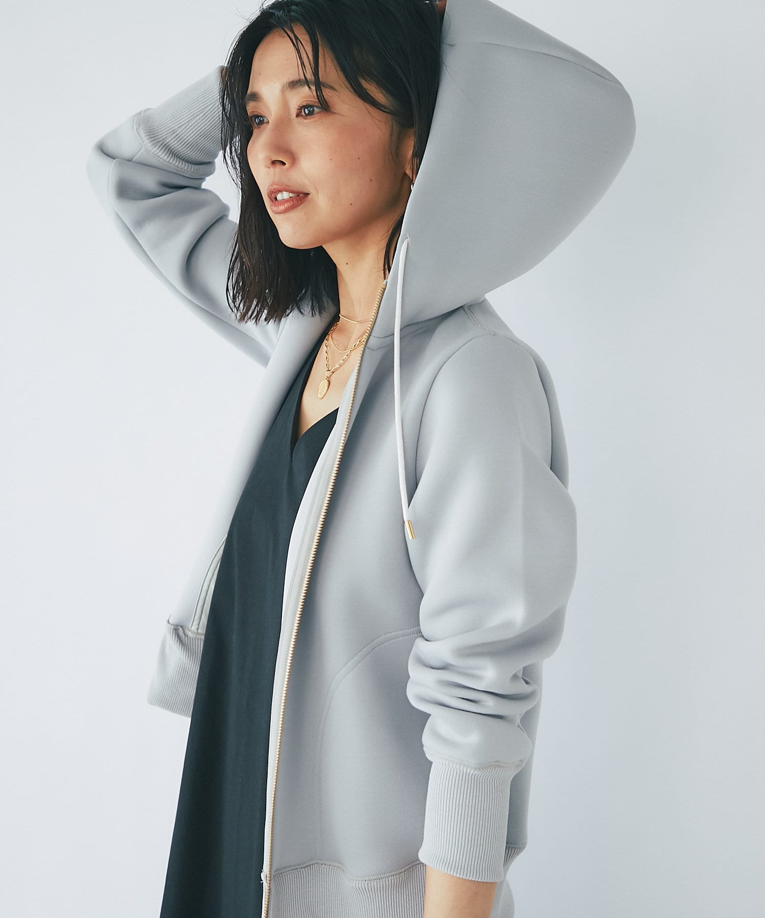 毎年定番人気アイテム】スポンジダンボールZIPパーカーカットソー 