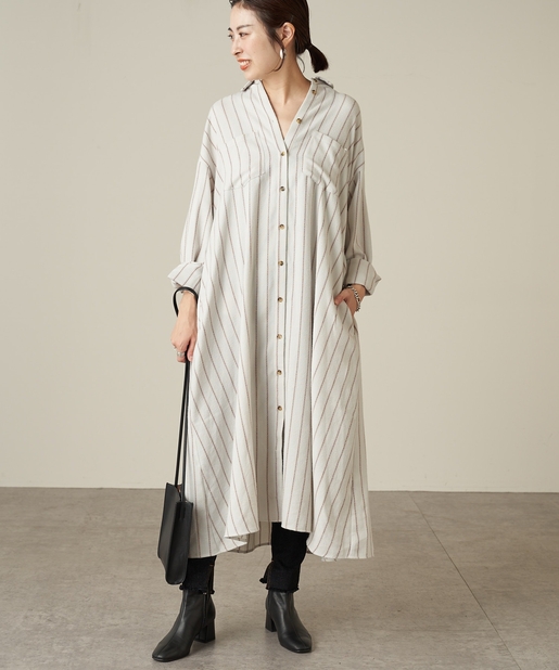 起毛3wayシャツマキシワンピース Ciaopanic Typy チャオパニックティピー レディース Pal Closet パルクローゼット パルグループ公式ファッション通販サイト