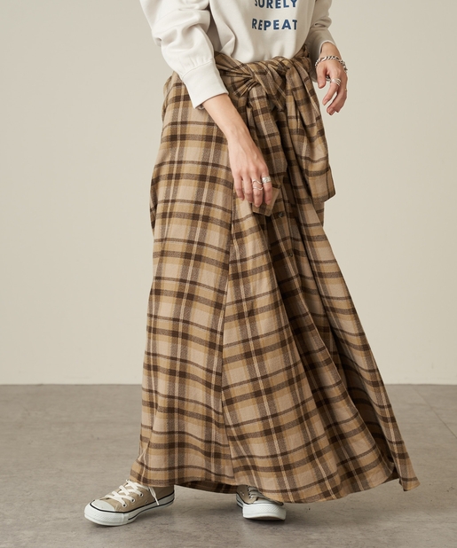 起毛3wayシャツマキシワンピース Ciaopanic Typy チャオパニックティピー レディース Pal Closet パルクローゼット パルグループ公式ファッション通販サイト