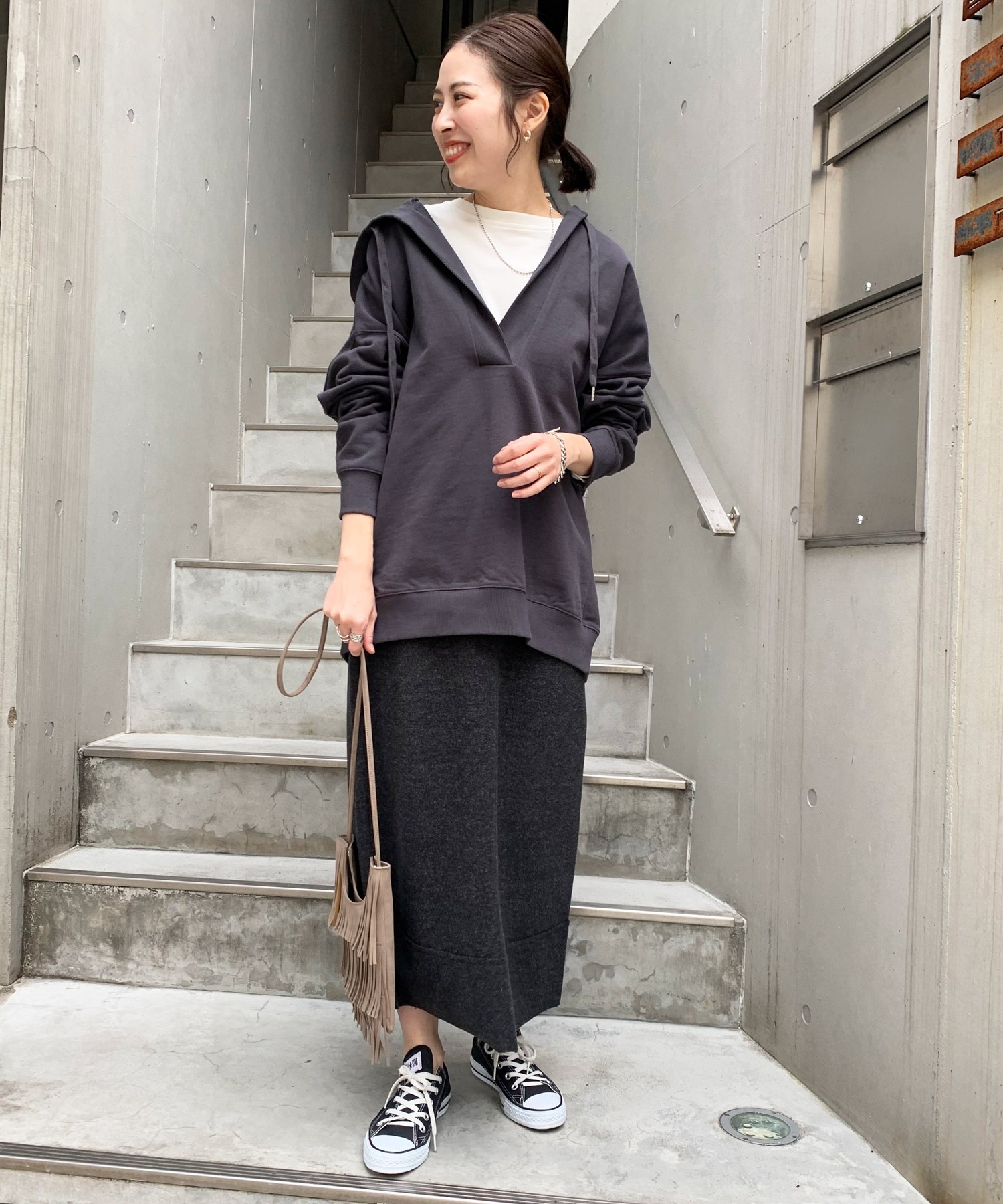 メルトンライク切替ロングスカート セットアップ対応 Ciaopanic Typy チャオパニックティピー レディース Pal Closet パルクローゼット パルグループ公式ファッション通販サイト