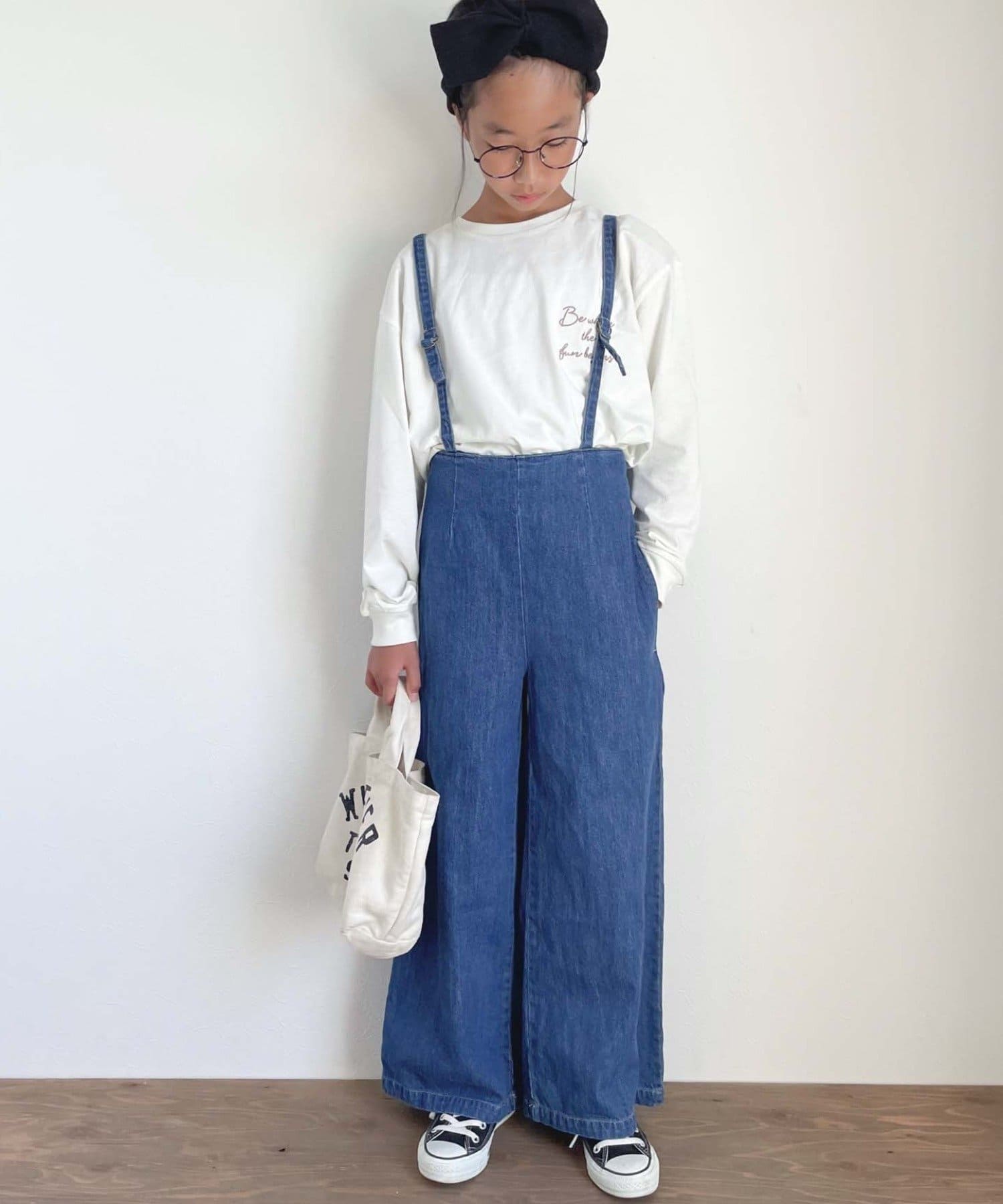 Kids Typy Denim 甘織デニム サス付パンツ Ciaopanic Typy チャオパニックティピー キッズ Pal Closet パルクローゼット パルグループ公式ファッション通販サイト