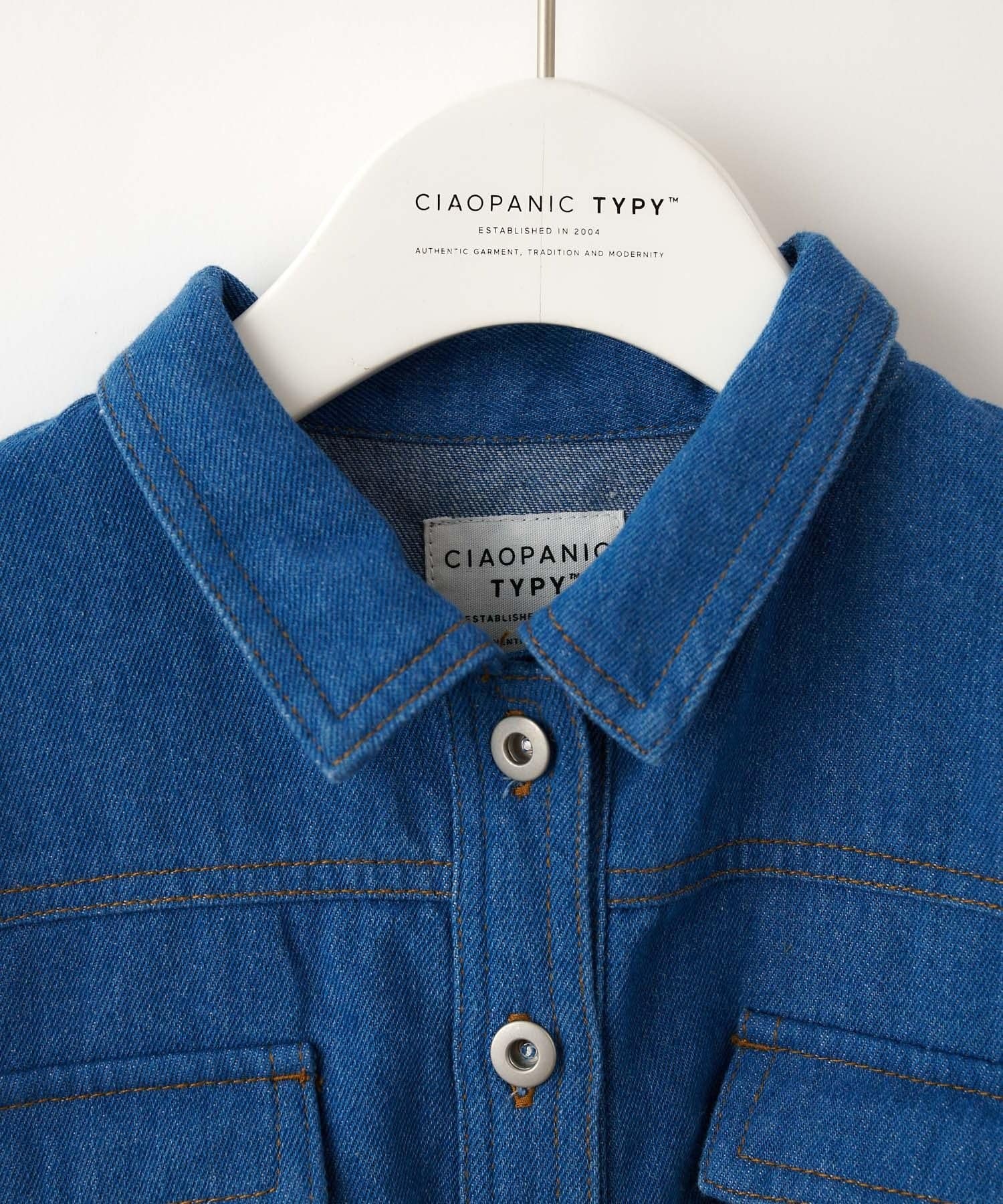 Kids Typy Denim 甘織デニム コートワンピース Ciaopanic Typy チャオパニックティピー キッズ Pal Closet パルクローゼット パルグループ公式ファッション通販サイト