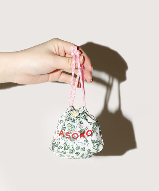 小さくたたみやすい ちっちゃめエコバッグ Flower Asoko アソコ ライフスタイル Pal Closet パルクローゼット パルグループ公式ファッション通販サイト
