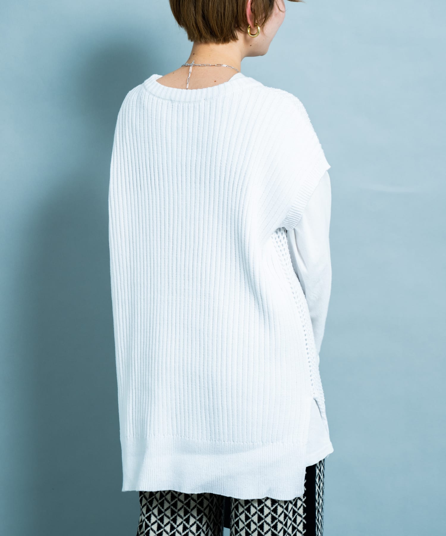 Thevon.(ゼヴォン) 【WEB限定】メッシュニットベスト