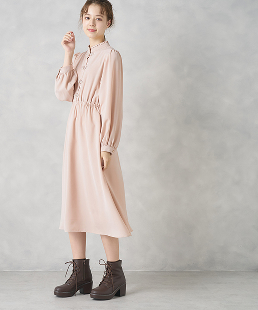 チャイナボタンワンピース Olive Des Olive オリーブ デ オリーブ レディース Pal Closet パルクローゼット パルグループ公式ファッション通販サイト