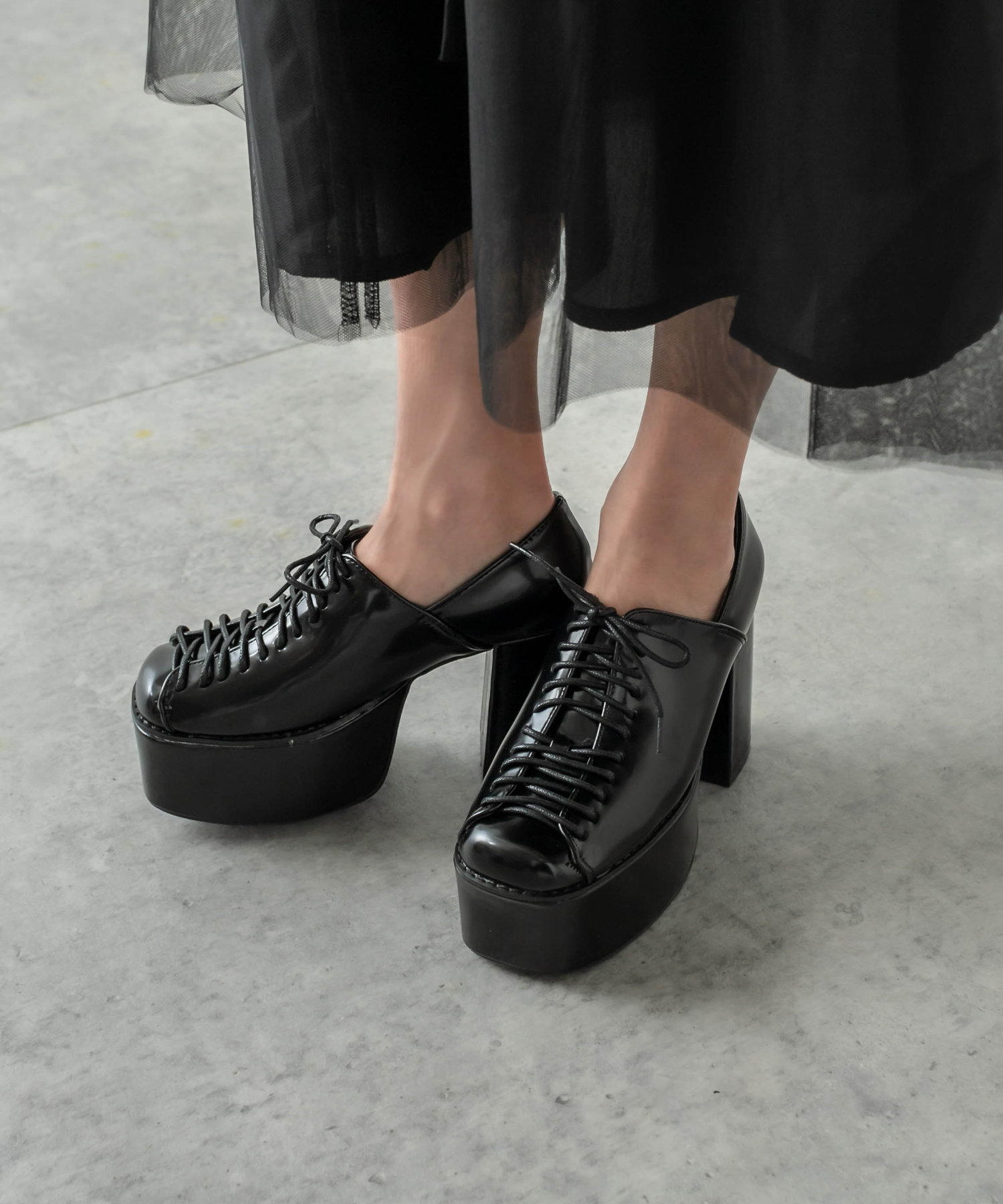 レースアップ厚底シューズ Rasvoa ラスボア レディース Pal Closet パルクローゼット パルグループ公式ファッション通販サイト