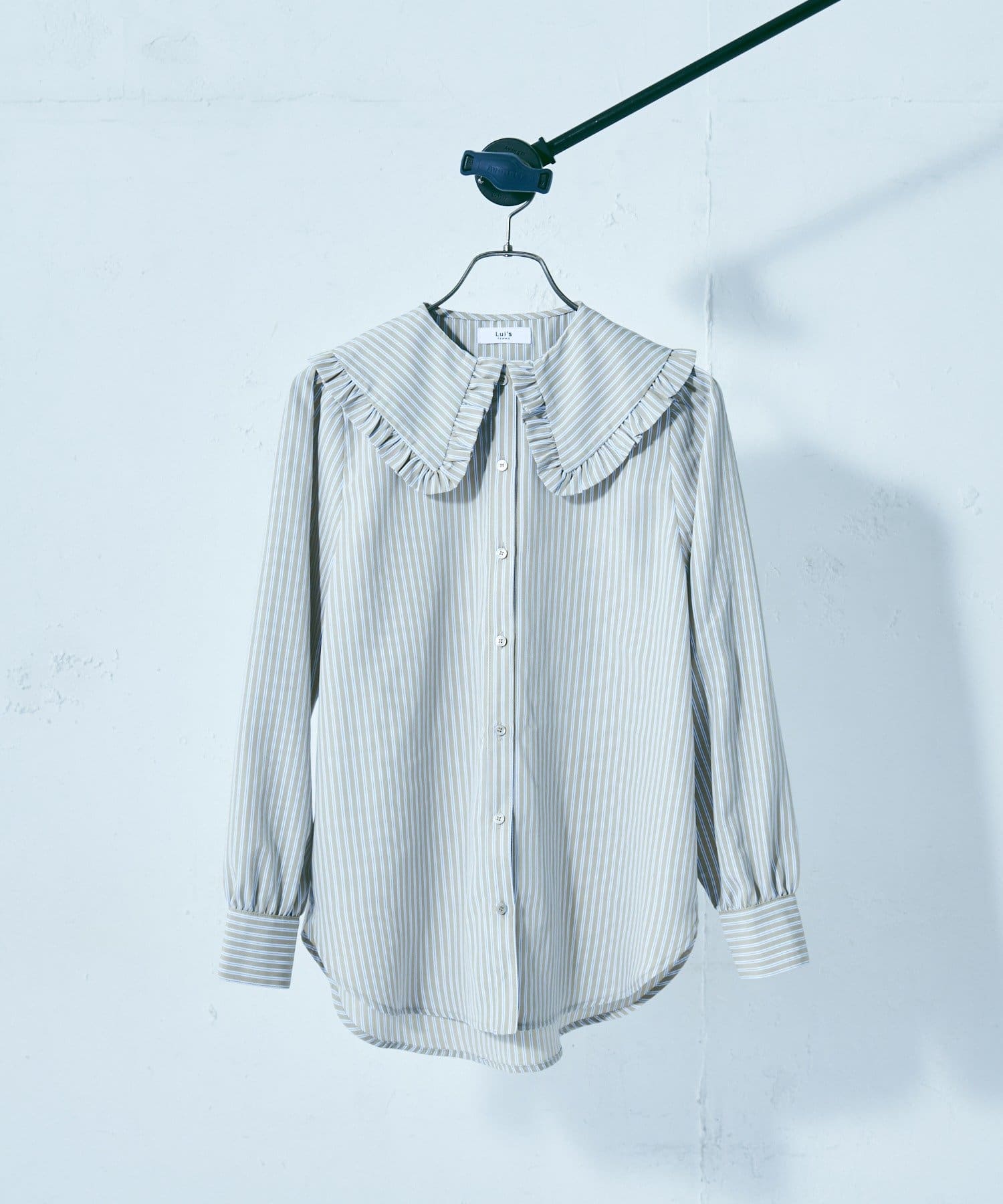ピーターパン襟ストライプシャツ Lui S ルイス レディース Pal Closet パルクローゼット パルグループ公式ファッション通販サイト ピーターパン襟ストライプシャツ Lui S ルイス レディース Pal Closet パルクローゼット パルグループ公式ファッション通販サイト