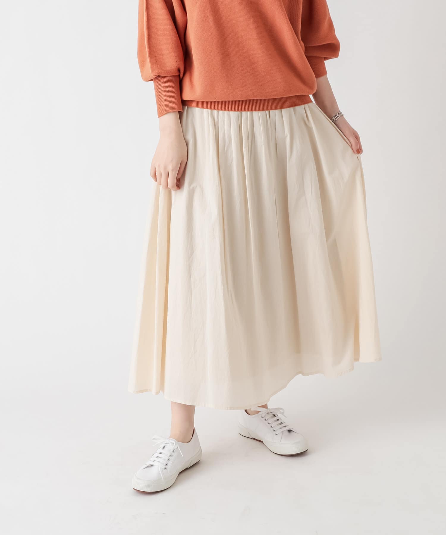 un dix cors(アンディコール) 【WEB限定】2WAYピンタックスカート