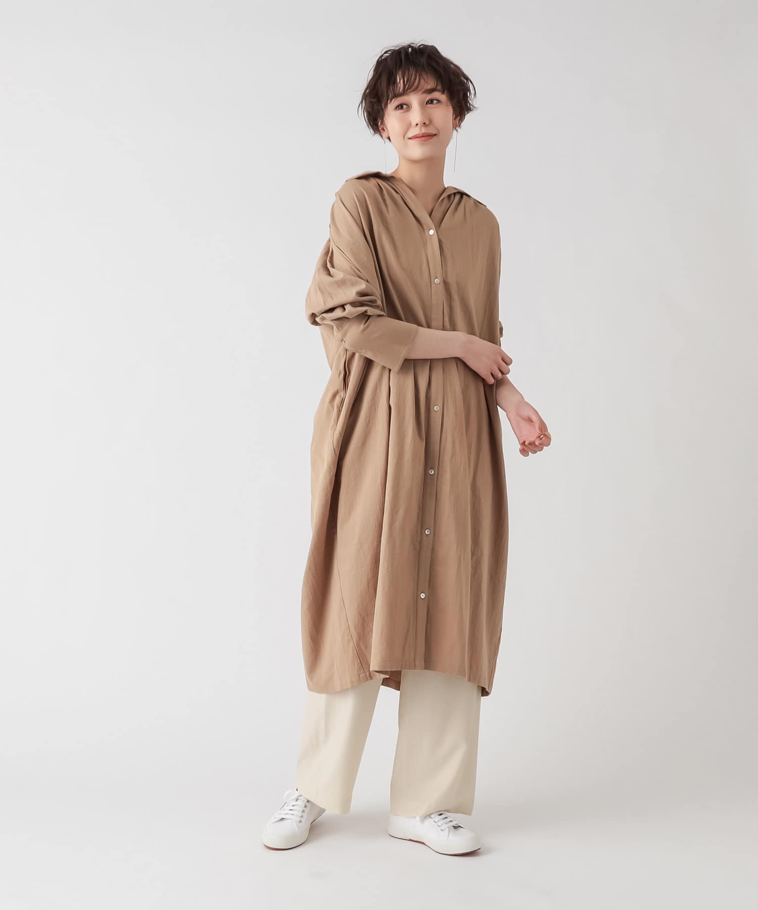 un dix cors(アンディコール) ここでしか手に入らない！【WEB限定】ツイストシャツワンピース