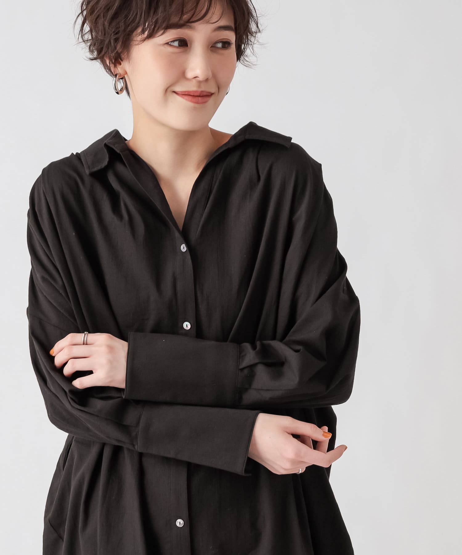 un dix cors(アンディコール) ここでしか手に入らない！【WEB限定】ツイストシャツワンピース