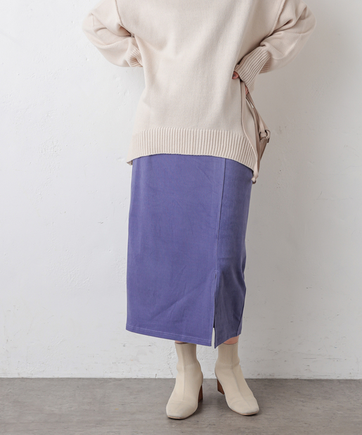 natural couture(ナチュラルクチュール) サイドスリットタイトスカート