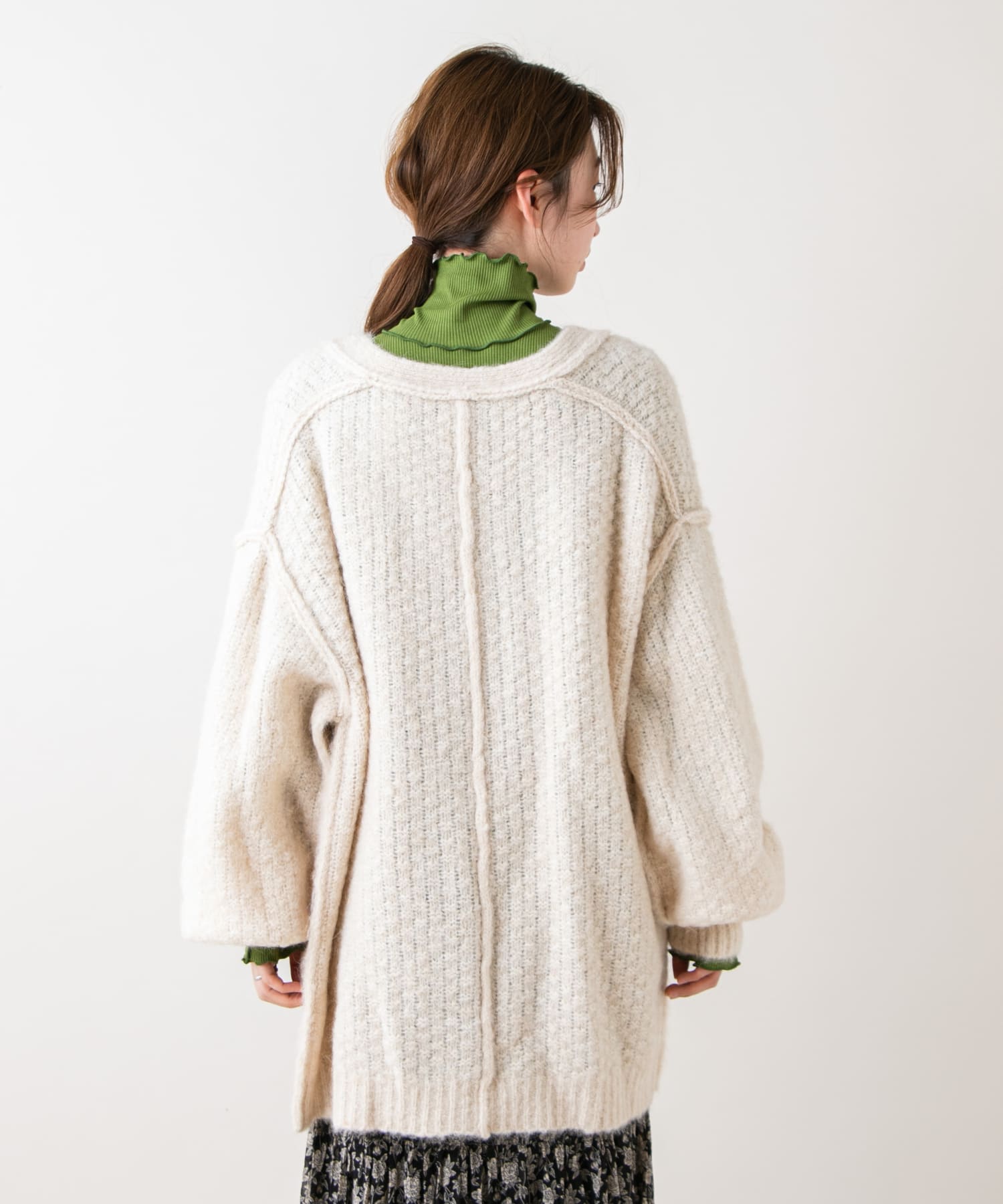 Mixヤーン起毛bigカーディガン Kastane カスタネ レディース Pal Closet パルクローゼット パルグループ公式ファッション通販サイト