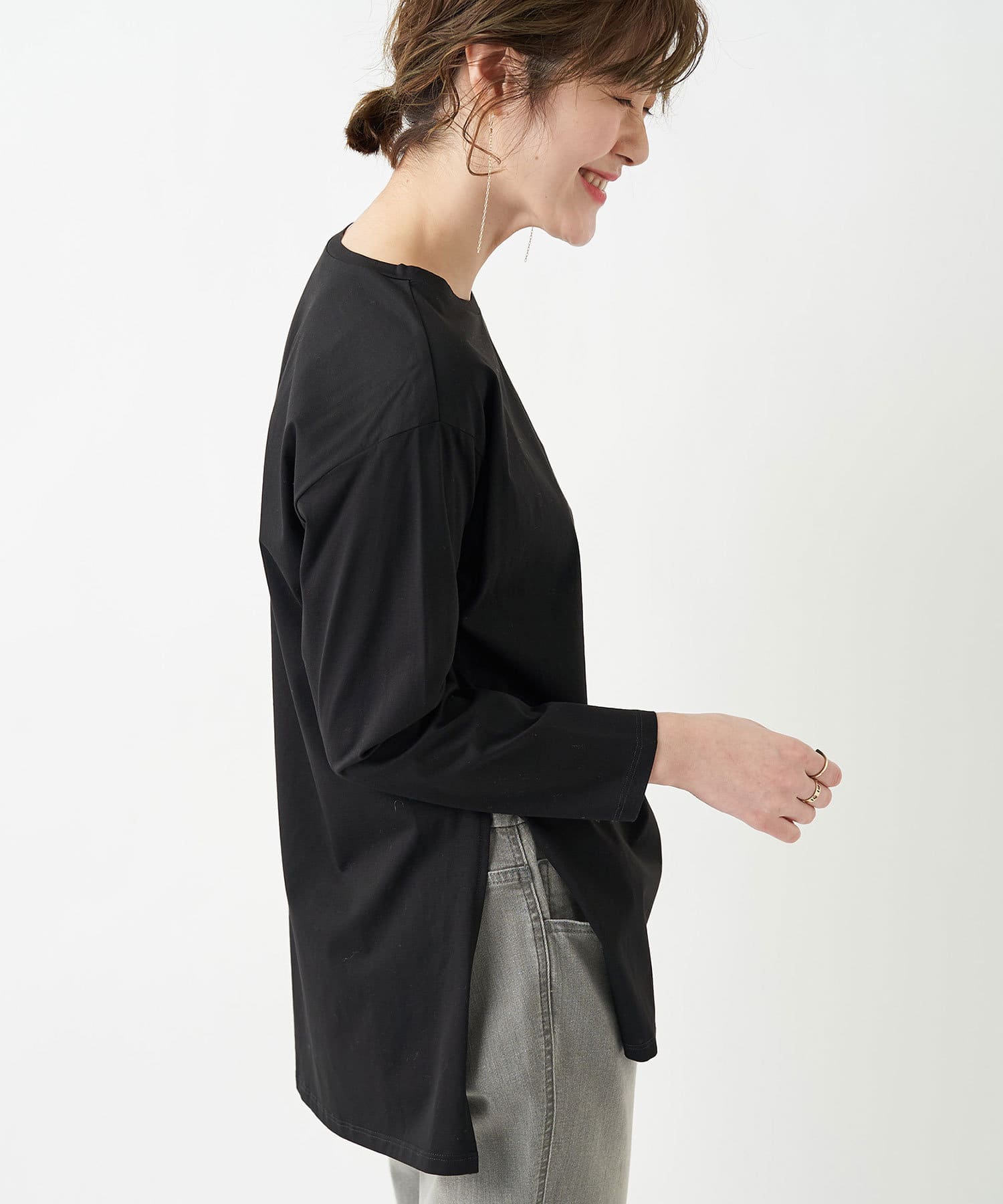 un dix cors(アンディコール) ここでしか手に入らない！【WEB限定】シルケット天竺カットソー