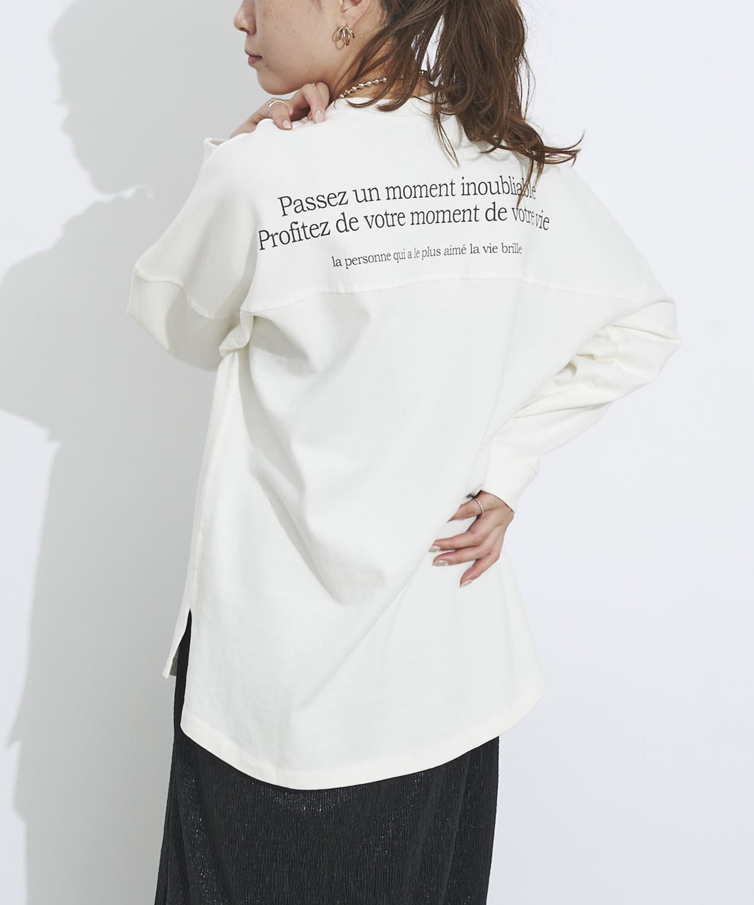 M・Lサイズ展開】ヘビーウェイトバックプリントTシャツ | prose verse