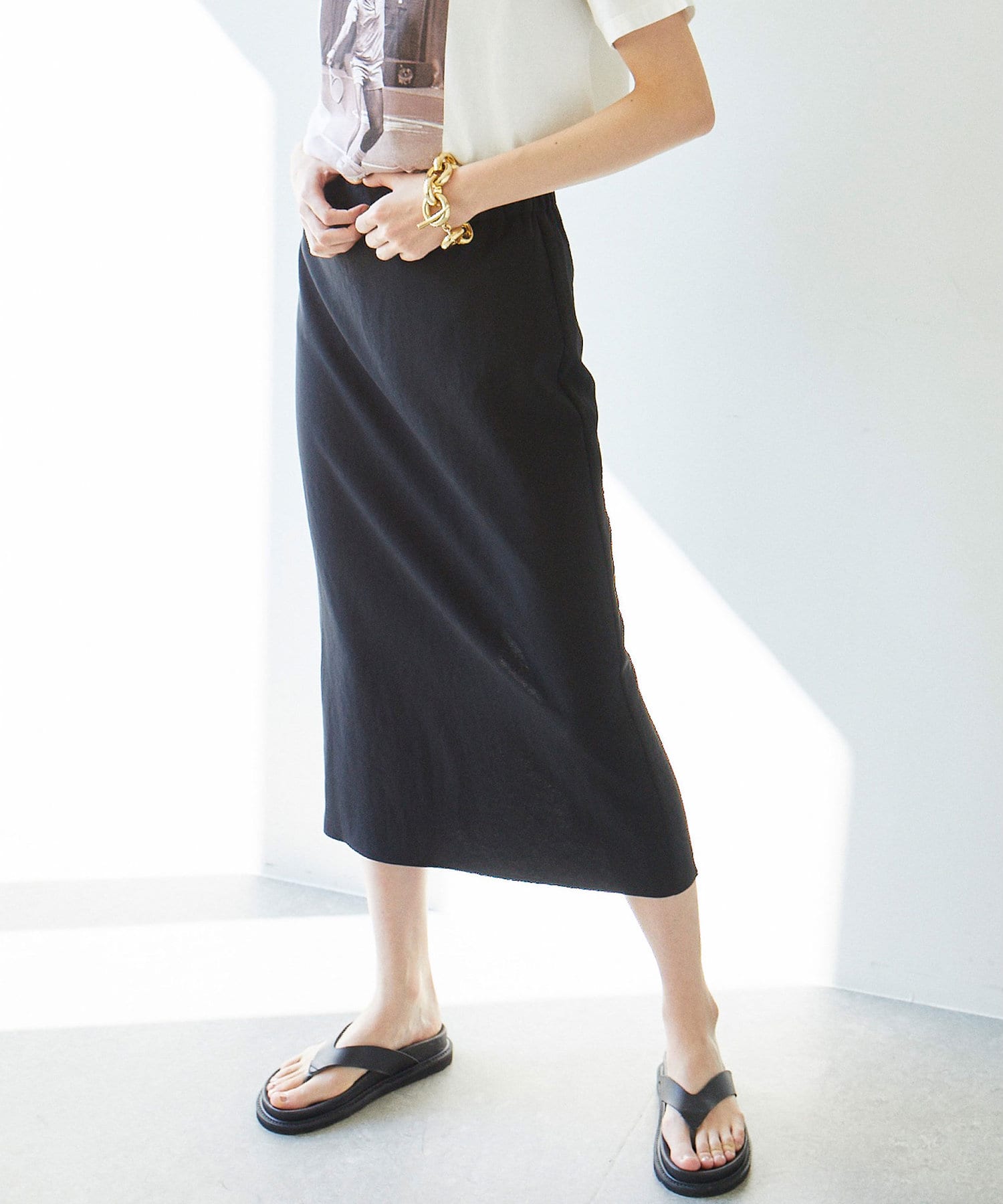 ジョーゼットペンシルスカート Gallardagalante ガリャルダガランテ レディース Pal Closet パルクローゼット パルグループ公式ファッション通販サイト