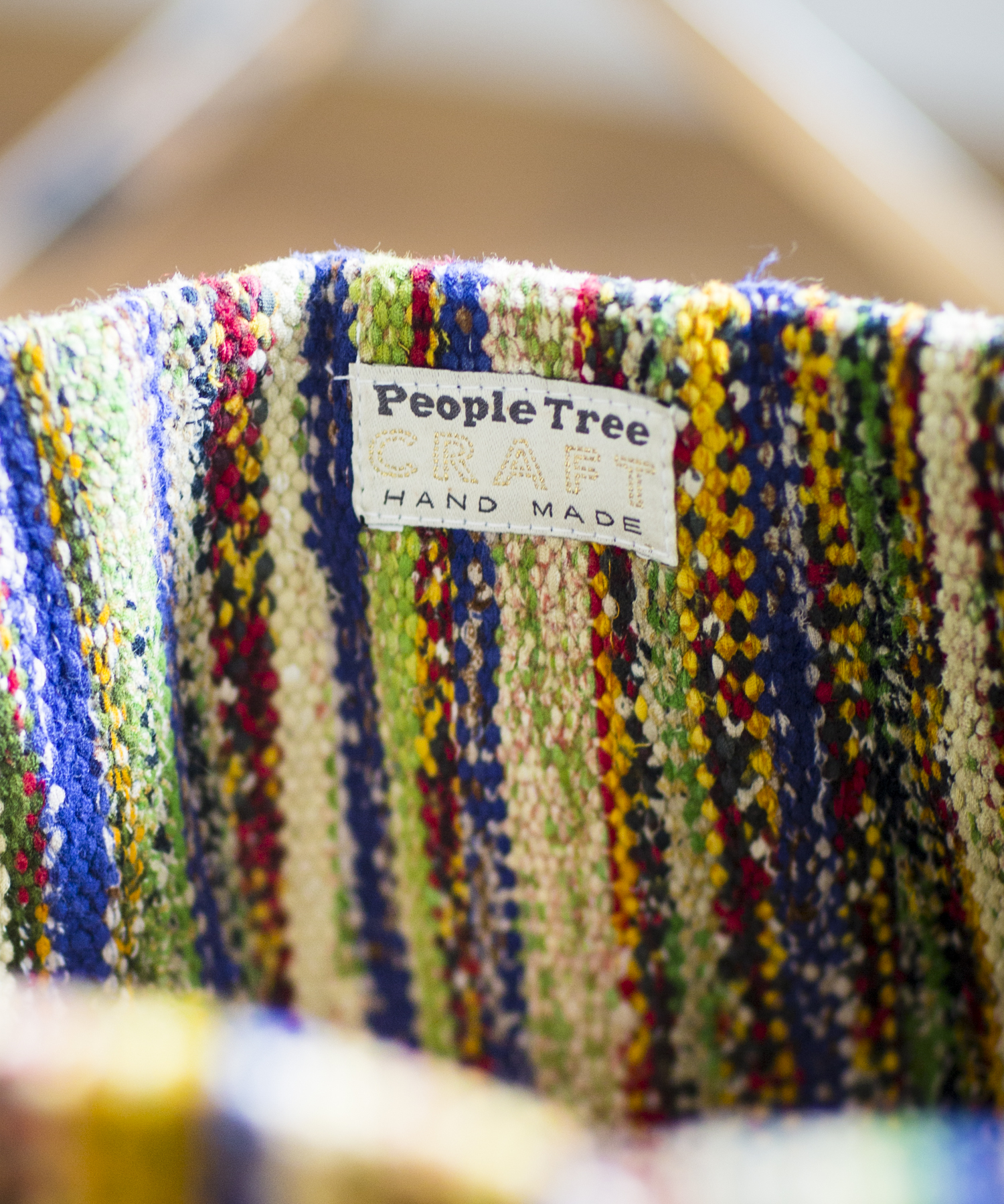 prose verse(プロズヴェール) 【People Tree】リサイクルサリーフリンジバスケット(大)