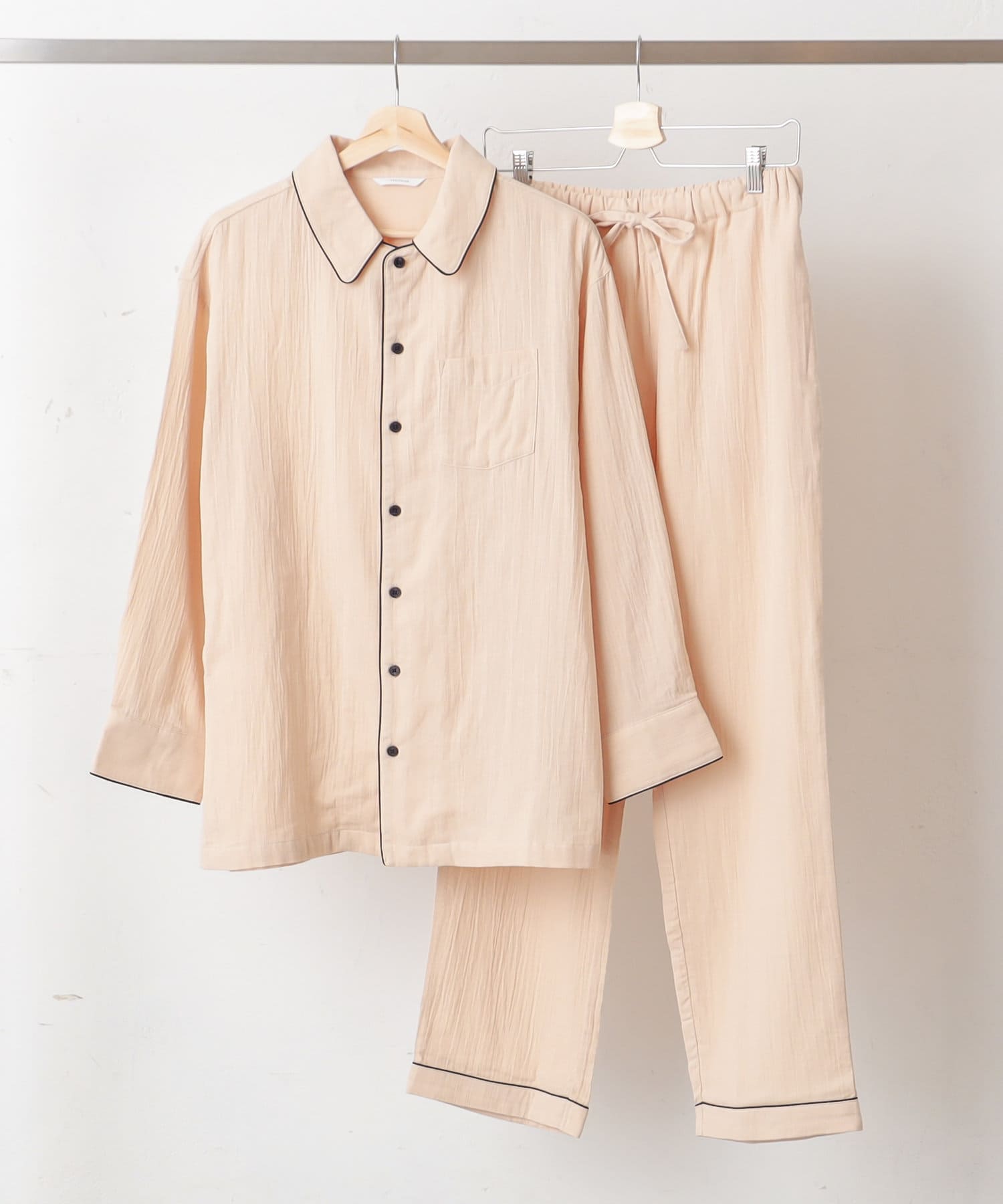 地球にも人にもやさしい Mens オーガニックコットンwガーゼパジャマ Territoire テリトワール メンズ Pal Closet パルクローゼット パルグループ公式ファッション通販サイト