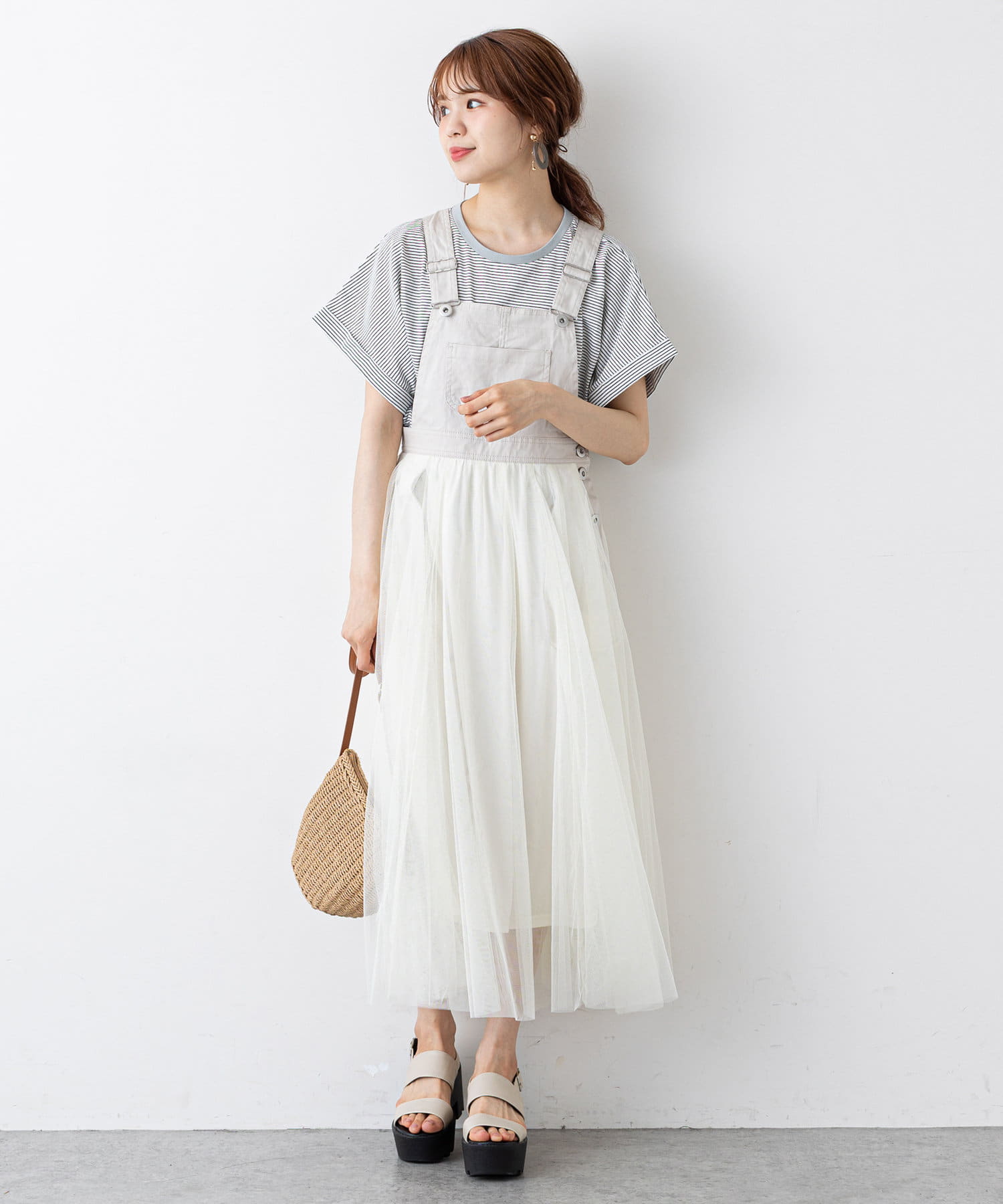 チュールジャンスカ Nice Claup Outlet ナイスクラップ アウトレット レディース Pal Closet パルクローゼット パルグループ公式ファッション通販サイト