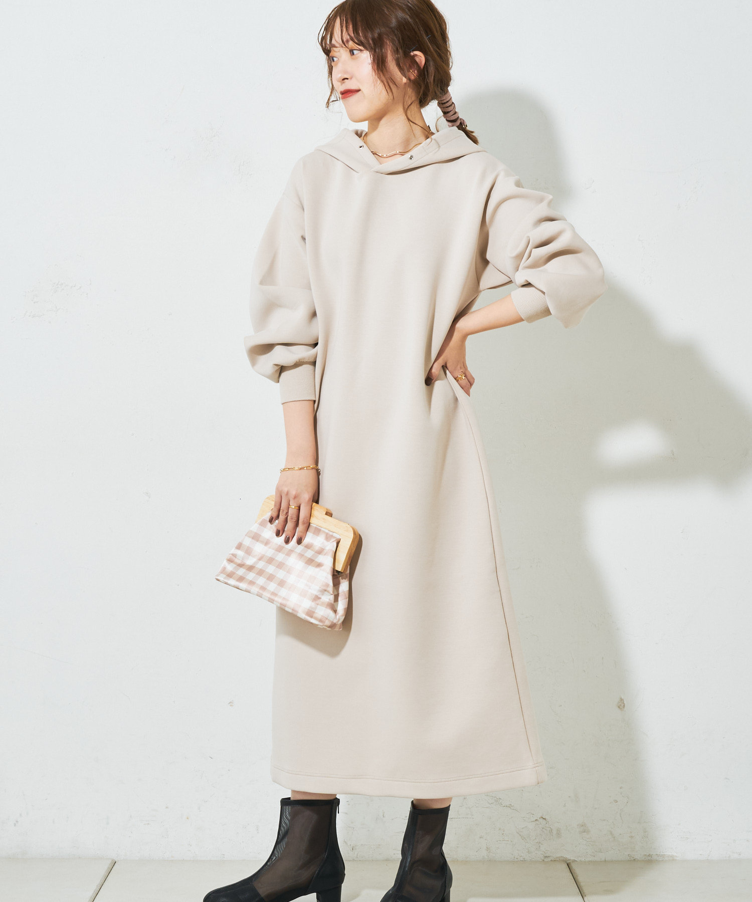 オソロダンボールフード付ワンピース Discoat ディスコート レディース Pal Closet パルクローゼット パルグループ公式ファッション通販サイト